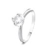 Fine Jewelry 925 Silver Crown Zircon Ring