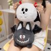 20cm Kawaii High Quality Creative Halloween Combination Pumpkin Plush Doll Ghost Bat Spider Scary Plush Toy Holiday Decoration