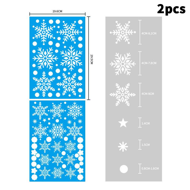 

New Christmas Window Stickers Merry Christmas Decorations For Home Christmas Wall Sticker Kids Room New Year Decoration A1