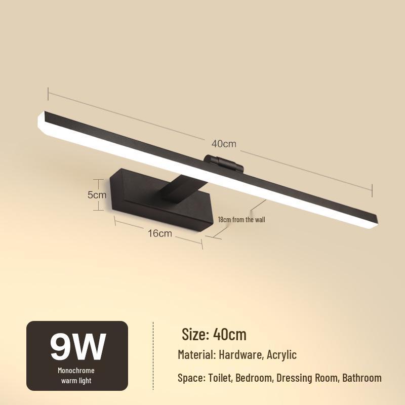 Nordic Minimalist LED Vanity Mirror Light for Bathroom