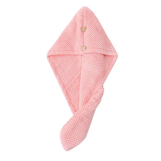 Dry Hair Cap High-Density Microfiber Fast Absorbing Soft Hair Towel Wrap Spiral Twist Non-Slip