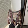 Bohemian Tassel Shoulder Bag for Women Fashion Ethnic Style Crossbody Tote Purse