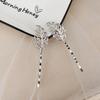 Gold Color Metal Leaf Hair Clip Girls Hairpin Barrette Flowers Rhinestone Hairpins Women Accessories Jewelry Gifts