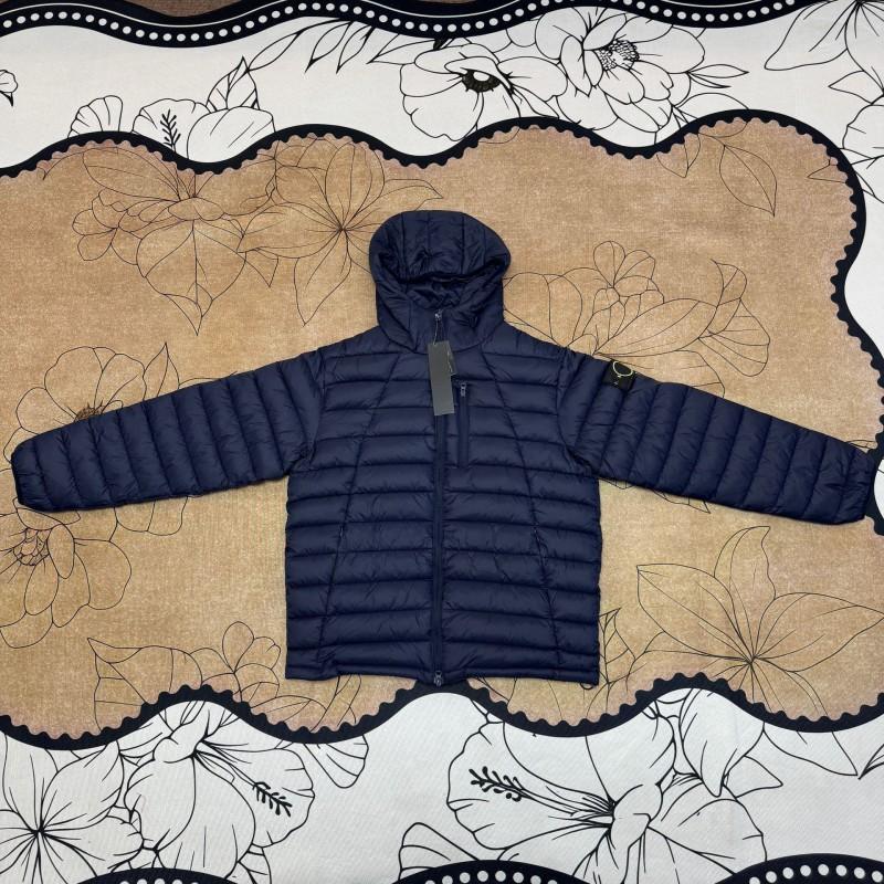 Mens Lightweight Quilted Hooded Padded Jacket Casual Warm Winter Outerwear
