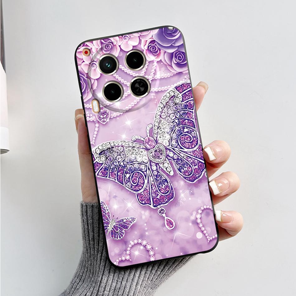 

Чехол Для Tecno Camon 30 5G Чехол Для Телефона Модный Мраморный Capas Черный Мягкий Ударопрочный Чехол Для Funda Tecno Camon 30 Coque Etui 6.78 Tecno Camon 30