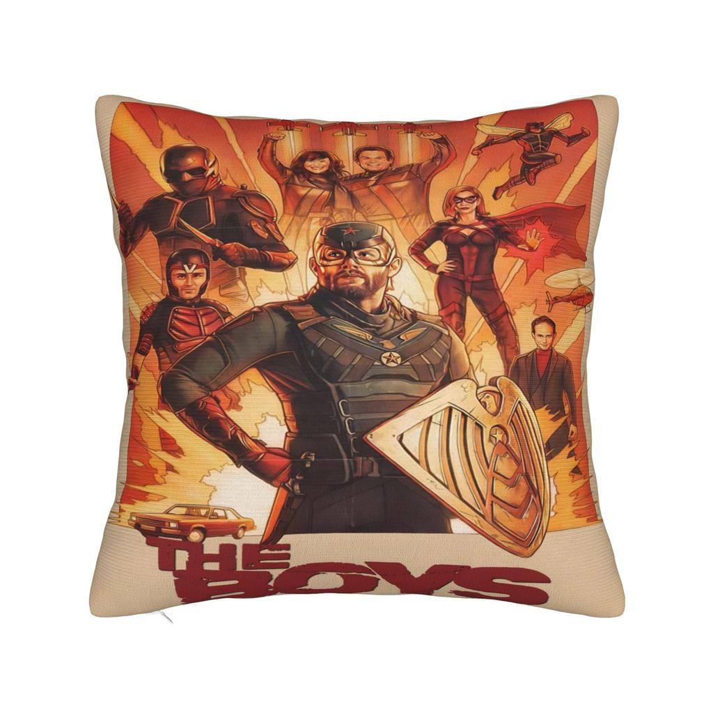 Decorative Pillowcase The BBoys TV Series Merch Car Throw Pillow Case Cover Square Multi Size