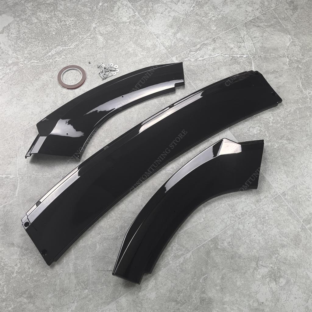 Car Front Bumper Lip Spoiler Splitter Diffuser For Seat Leon MK2 2.5 FR Cupra 2010-2012 Facelift Air Blade Bodykits Tuning