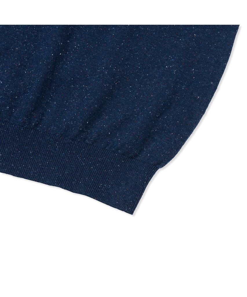 PRODESHIRT Vintage Soft Linen Open Collar Knit (Midnight)