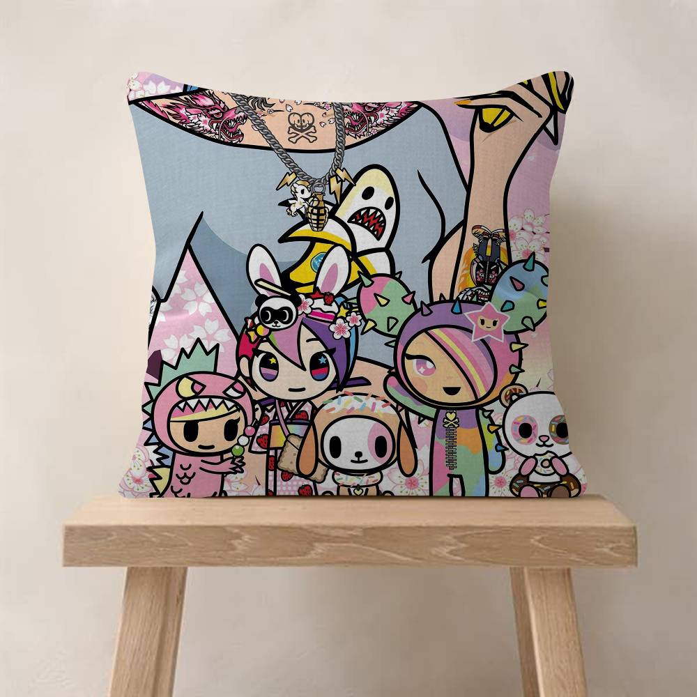 Cartoon Art Kawaii TownTokidokiinside Pillow Anime Pillow Sofa Bed Head Pillow Cover Cushion Cover Fashion