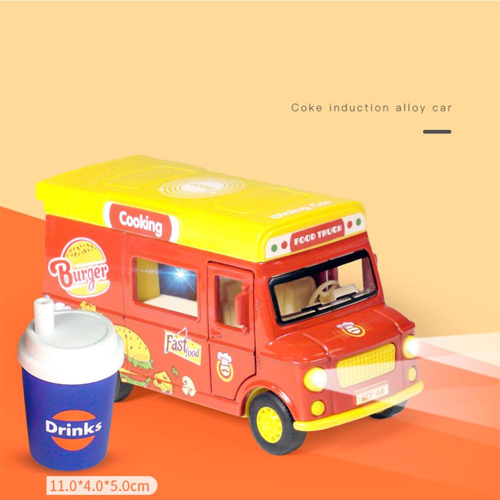 

Игрушечный автомобиль в масштабе 1/36, Мини-автомобиль, Машинка с инерционным механизмом, Подпружиненный автомобиль, Игрушка для профилактических игр, Грузовик с едой, Дети, Свет, Музыка, Подарок на день рождения, Подарок 1/36-Size:11.5*10*4.7cm оранжевый