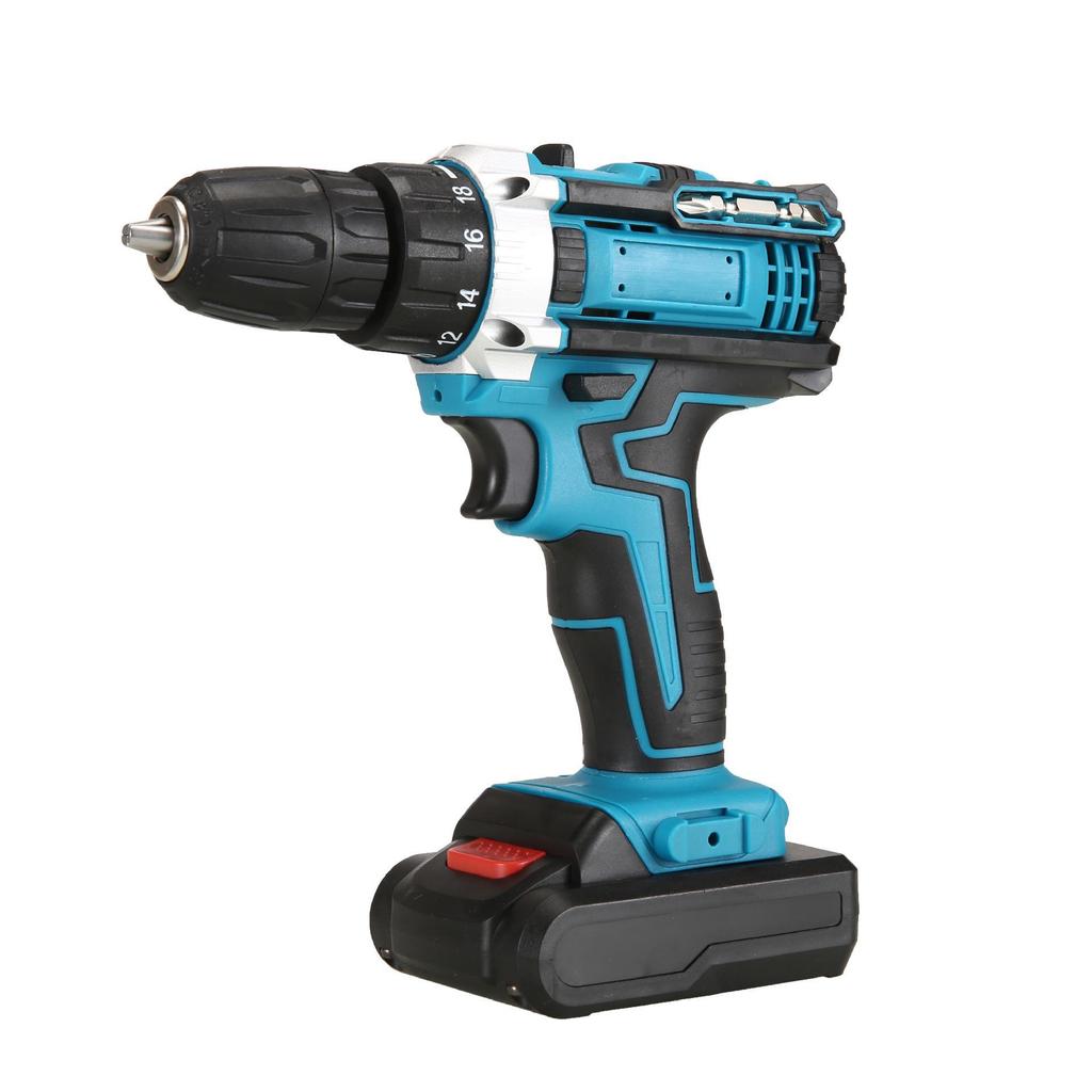 High-Power Multi-Function Rechargeable Lithium Battery Electric Hand Drill Set for Home and Trade Use