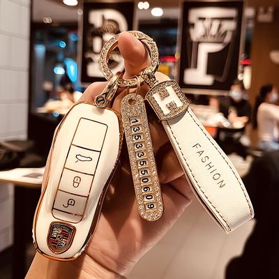 Suitable for Porsche Key Shell CayennemacanPanamera Key Cover