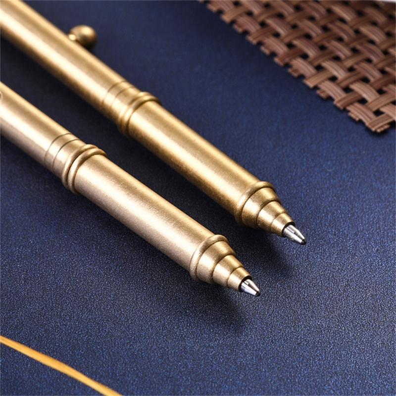 Metal Signing Pen with Key Ring Business Signature Pen Office Writing Pen