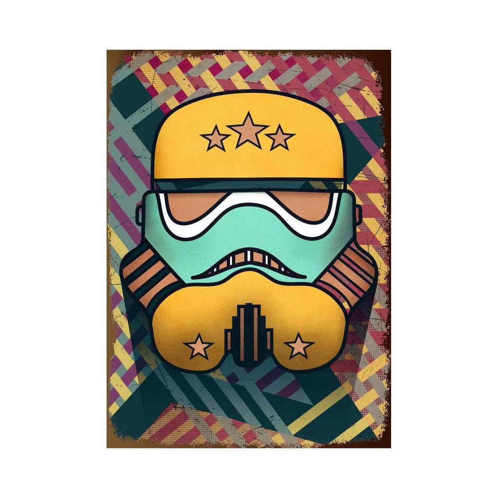 Miniso Classic Movie Metal Tin Sign Comics Posters and Prints Wall Art Picture for Living Room Home Decor