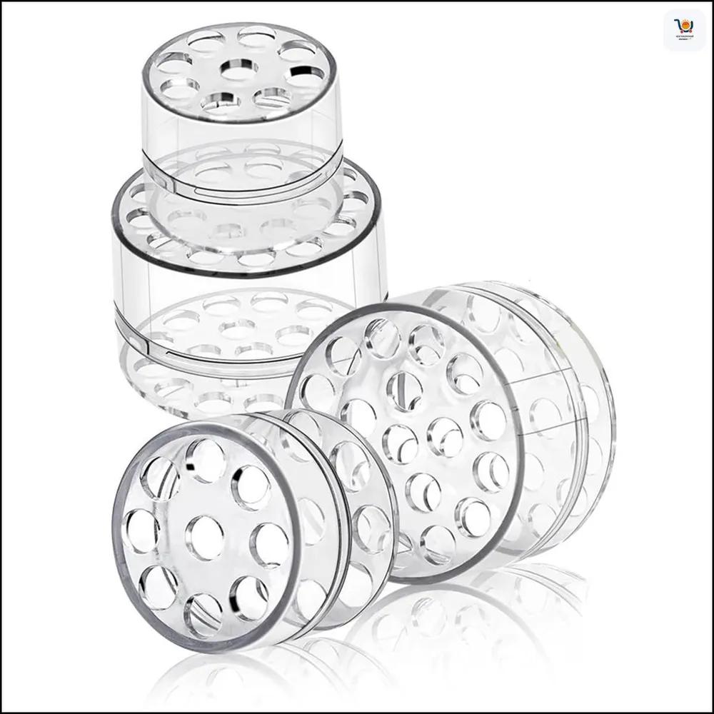 

4-Piece DIY Bouquet Kit, Spiral Flower Stem Holder For Ikebana