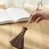Mini Broom Desktop Keyboard Cleaner Portable Small Sweeper Creative Brown Bristle Brush for Dust crevice Cleaning Hanging Decor