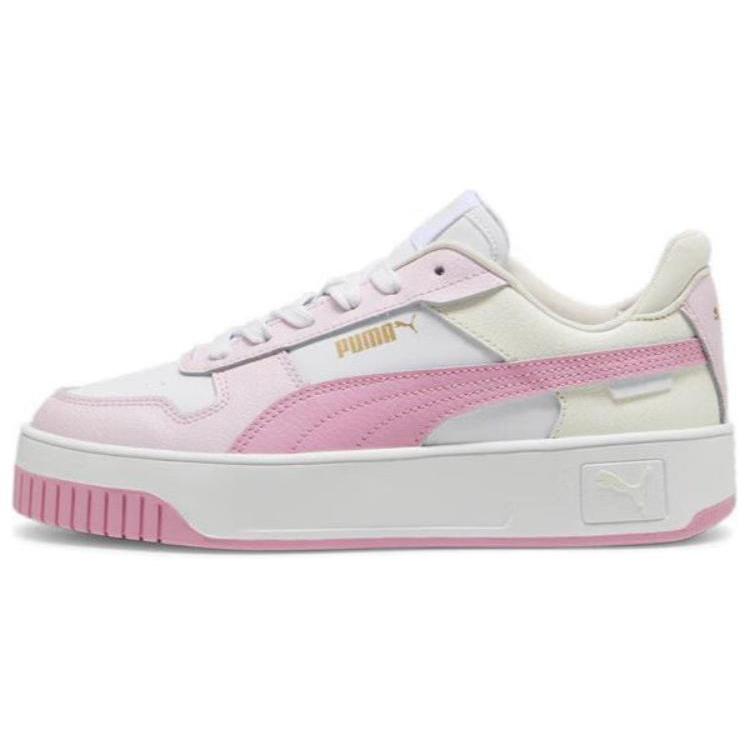 

New PUMA Carina Street Shoes White Pink Women s 389390-22 38.5