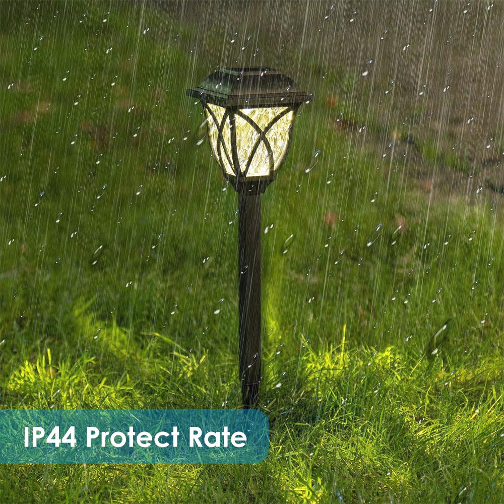 Solar Powered Lawn Light LEDs Lamp IP44 Protect Rate Outdoor Landscape Lighting for Patio
