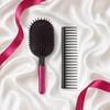 Set Pettine Spazzola per Capelli con Cuscino d'Aria Spazzola Massaggio Cuoio Capelluto con Manico Antiscivolo Antistatico
