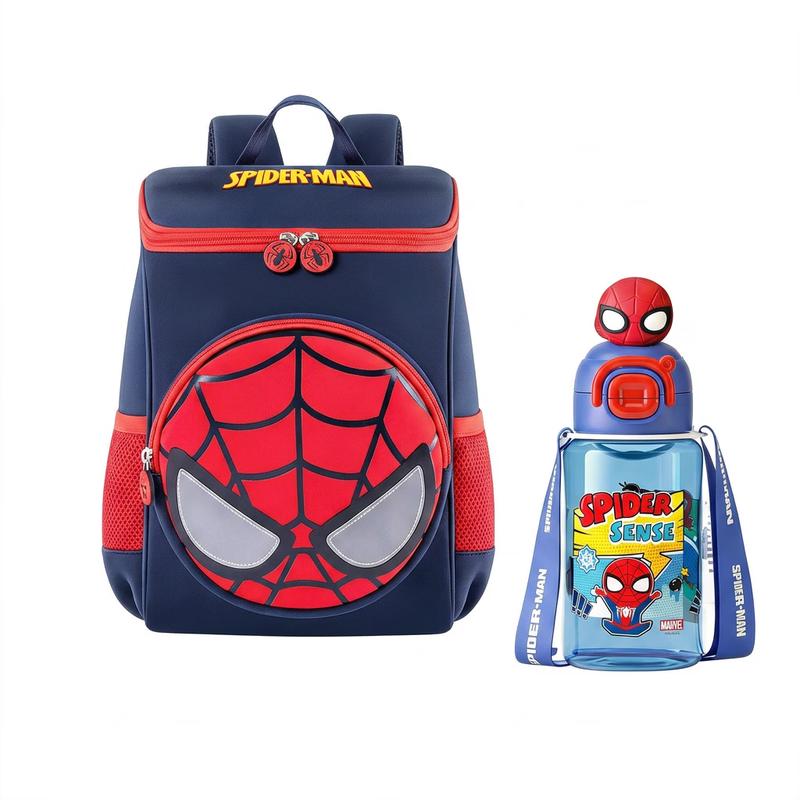 Disney Boys  Lightweight Water-Repellent Preschool Backpack