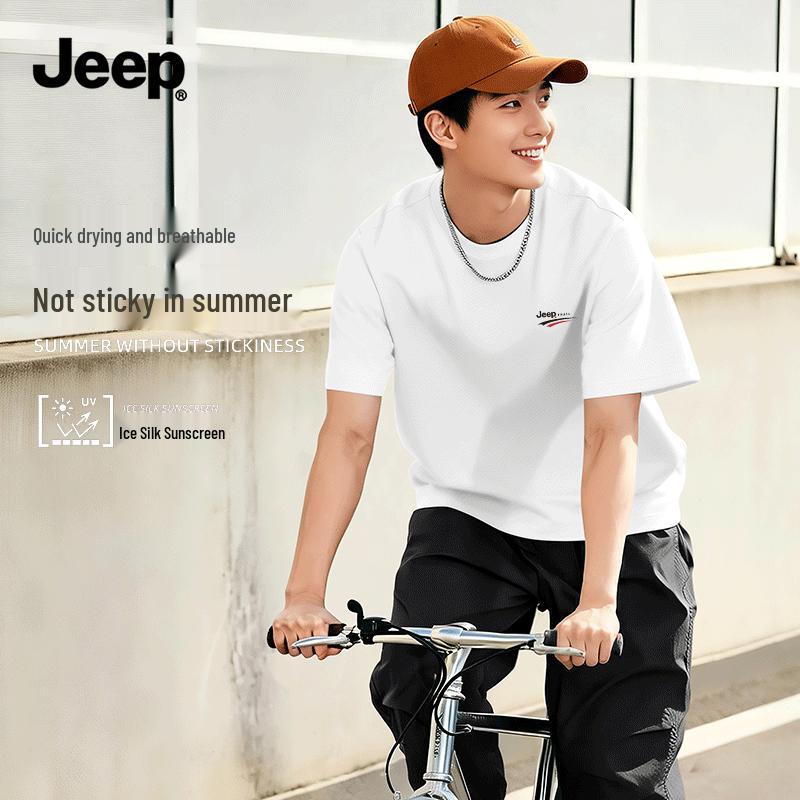 JEEP Men s Quick-Dry Sun Protection T-Shirt M