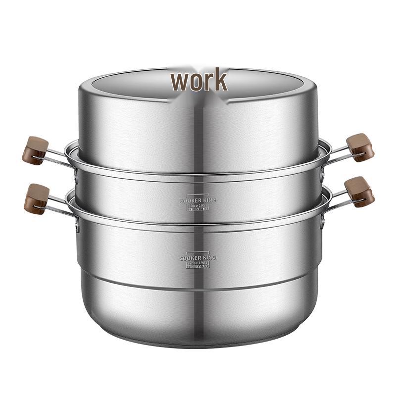 Chuada Emperor 316L Stainless Steel 3-Layer Steamer Pot