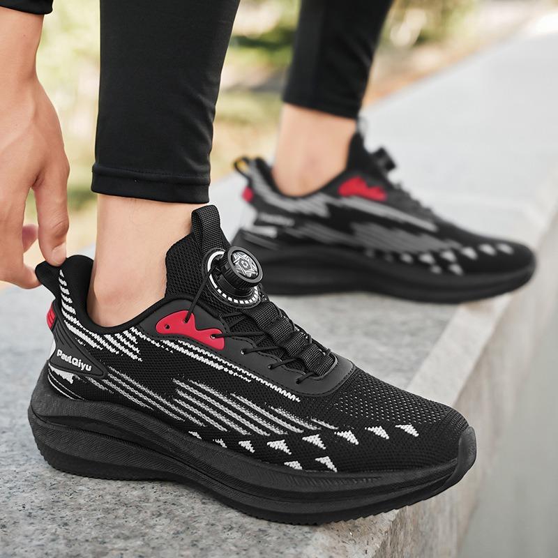 

Сетчатые Flyknit Повседневные Спортивные Беговые Мужские Обувь Модная Универсальная Уличные Спортивные Обувь 44 чёрный