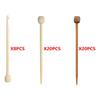 8/20 Pcs Small Bamboos Repair Needle Set Crochet Hook Set Sweater Knitting Needle Crochet Needle for Craft Project