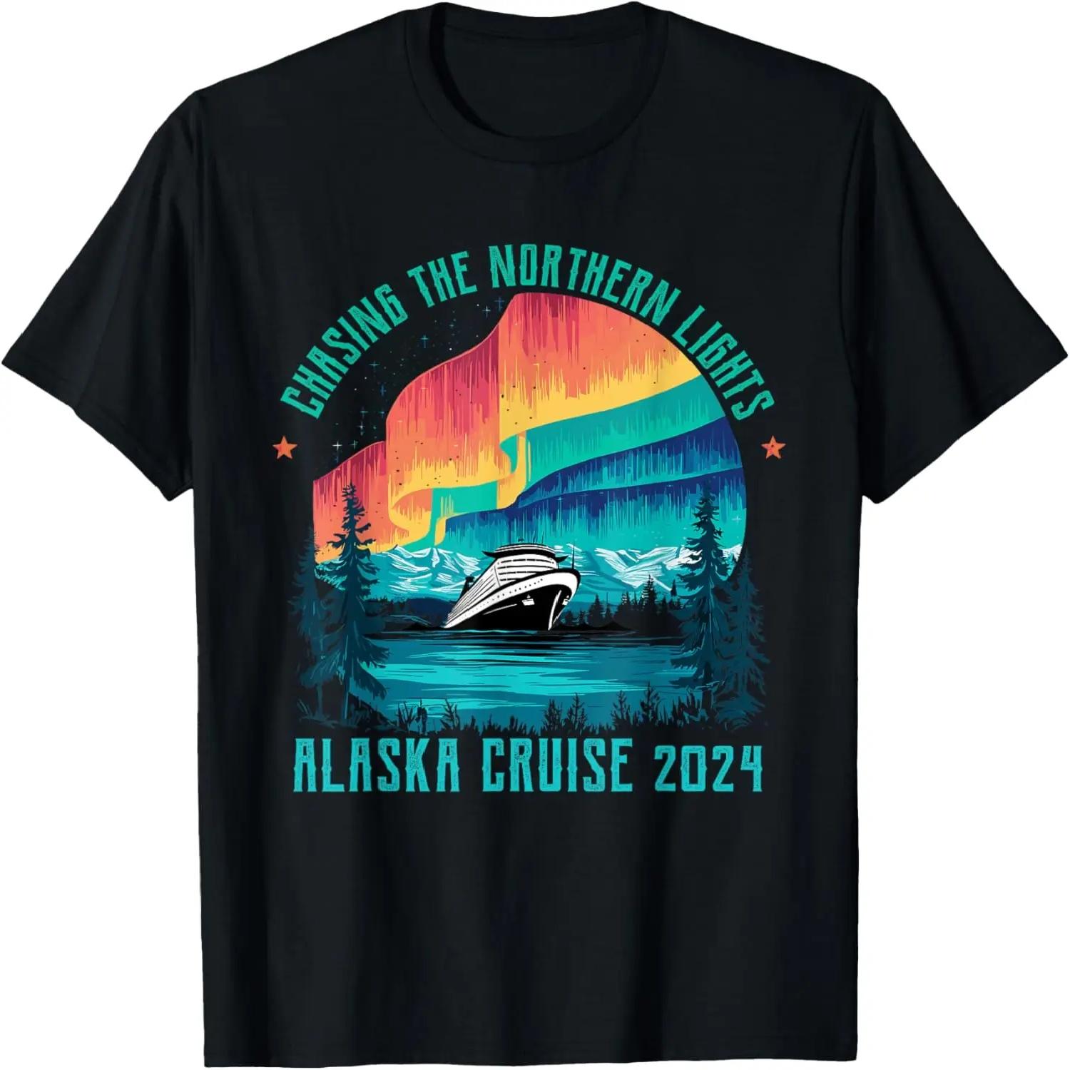 Chasing the Northern Lights Alaska Cruise 2024 Adventure T-Shirt S