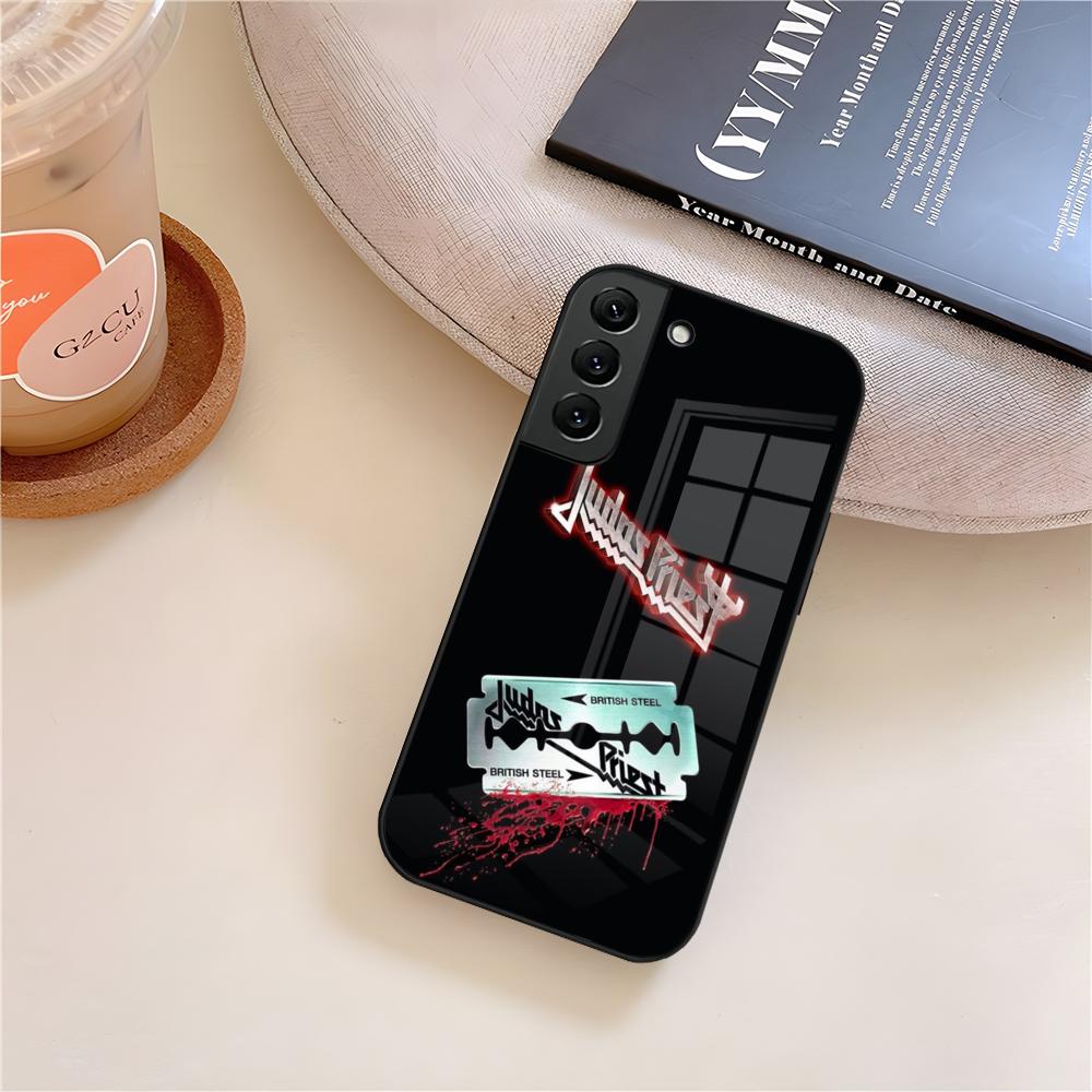 

Чехол для телефона Rock Band J-Judas Priest Стекло Для Samsung Galaxy S20 S25 S21 S22 S24 S23 Ultra Fe Plus A54 A16 A24 A55 A53 M54 Coque Samsung S23 Ultra
