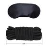 Goods For Adults Set Sexy Leather Plush Handcuffs Blindfold Spanking Soft Whips Tying Cotton Rope Couple Games Bondage Equipment