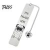 Novelty Cat Book Marker Cute Bookmark, Funny Metal Page with Creative Quote Bookmark Quotes, Stainless Steel for Readers, Lover Gift Rust Proof