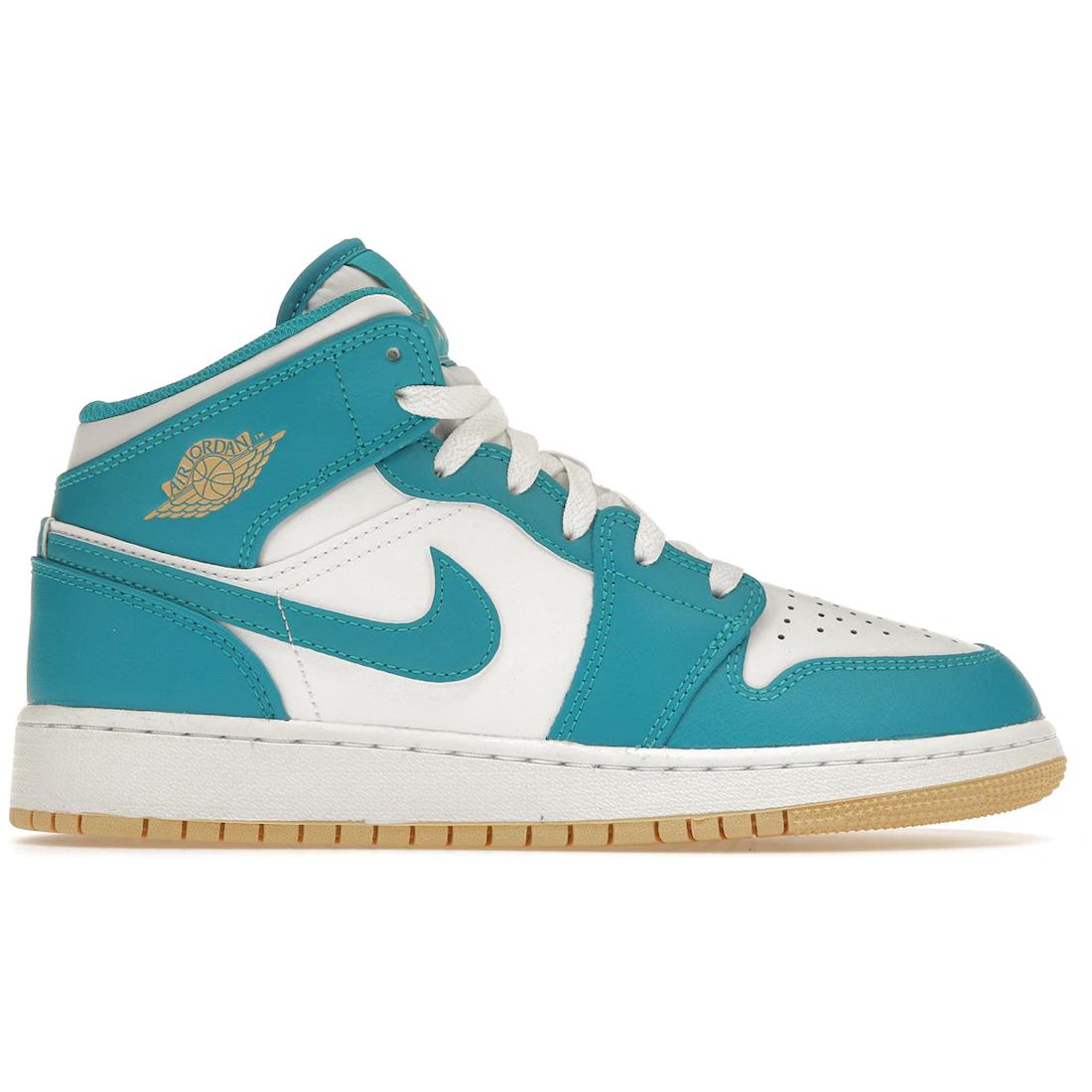 

Кроссовки Jordan 1 Mid Aquatone (GS)(DQ8423-400) 36.5