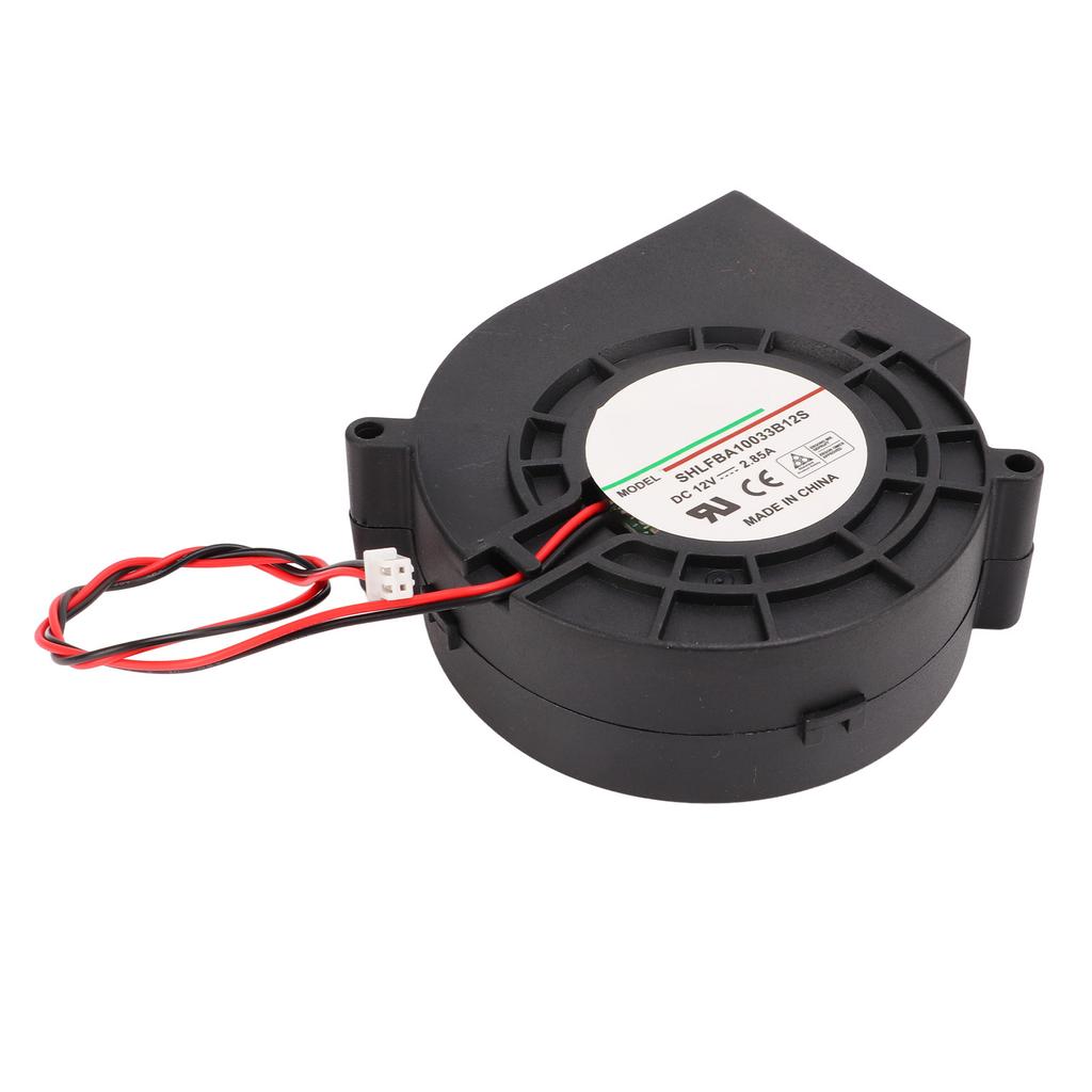 12V Blower Fan DC12V 2.85A 5400RPM Brushless Durable PBT Glass Fiber Copper Cooling Blower Fan for Router Motor Device