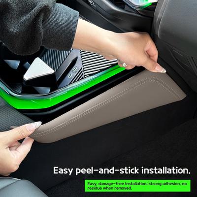 For BMW X3 G45 2025 Car Center Console Leather Saddle-type Side Seam Cushion for Protecting the Interior of the Vehicle.