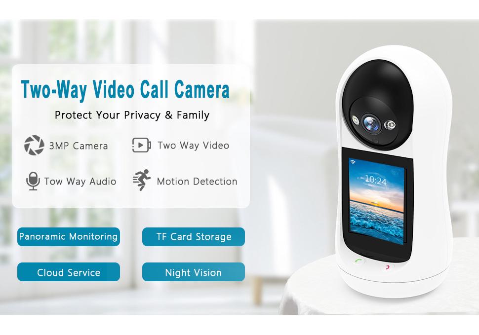 Smart Surveillance Camera: Two-Way Video Call & One-Key Home Call for Elderly and Baby Monitoring