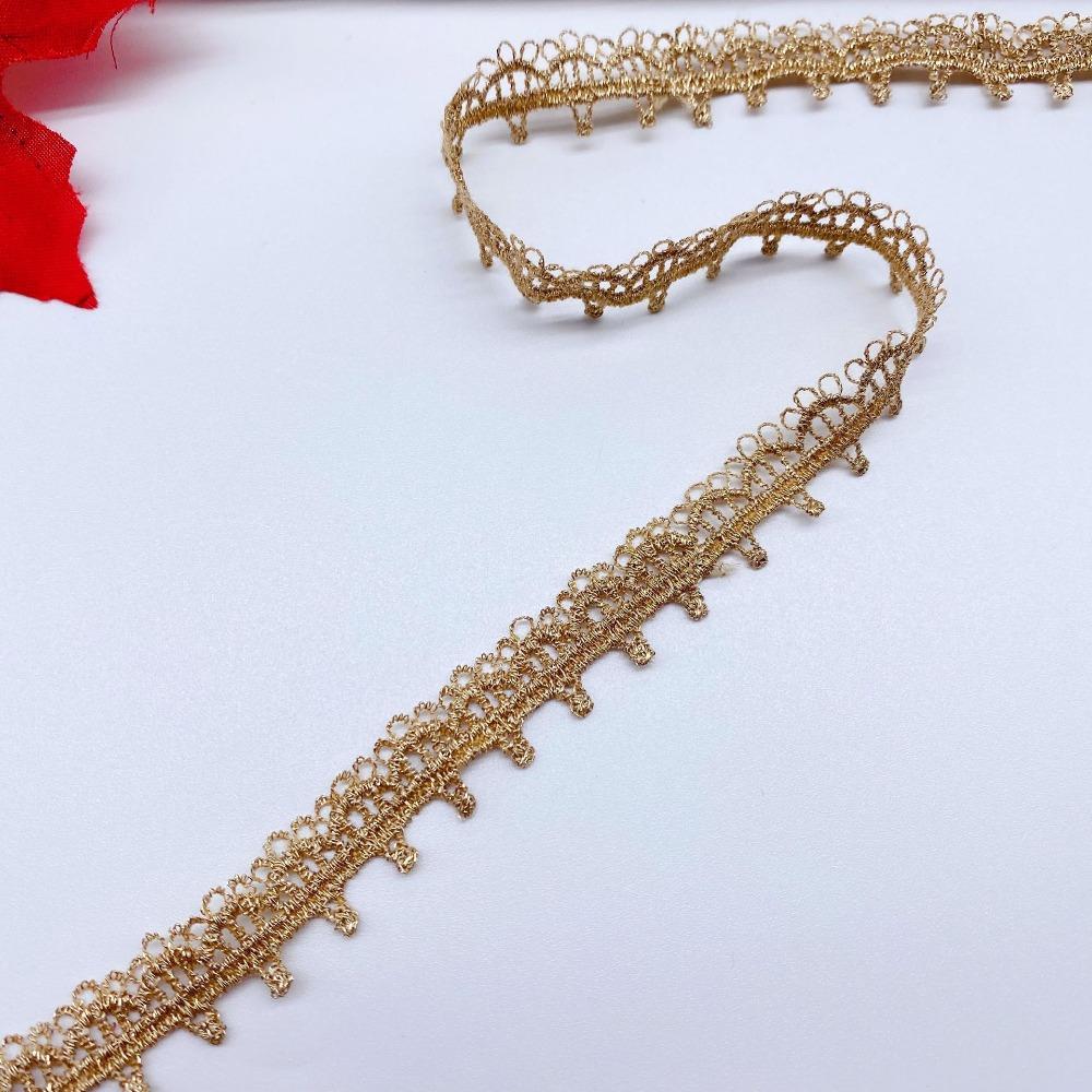20Yards 1.3cm Wide Embroidered Lace Trim Purl Garment Trim  Children's Clothing Accessories