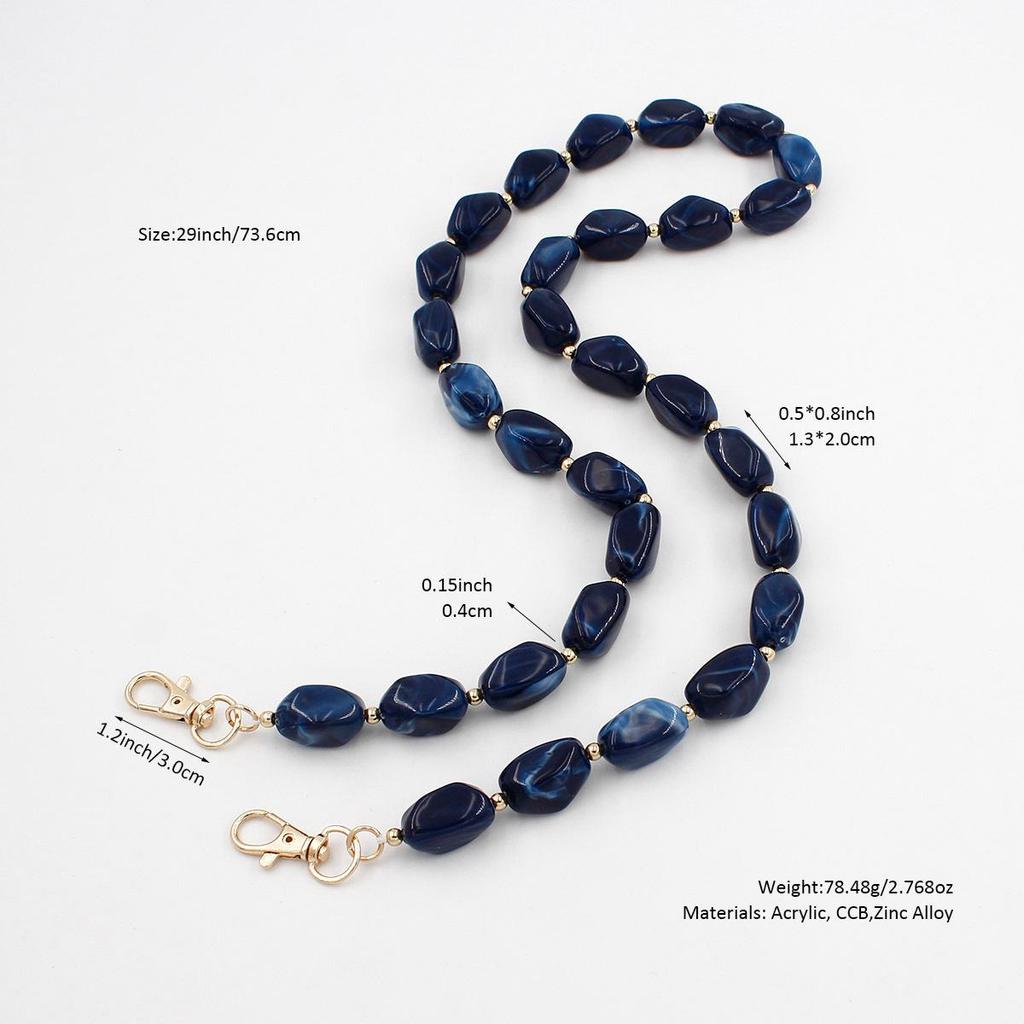 Acrylic Chain Bag Strap for DIY Handheld Accessories