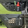 Metal Rear Door Storage Pockets Compatible With 2018-2025 Jeep Wrangler JL JLU JT Side Organizer Storage Box Replace Sagging Nets