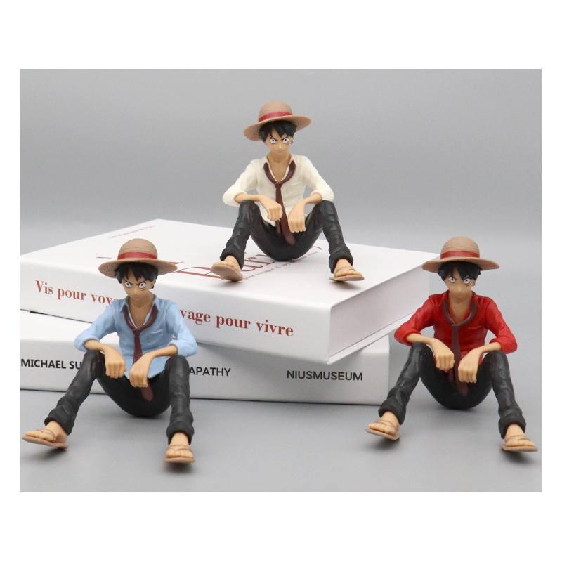 One Piece Luffy Car Decoration Figure Pvc Material Perfect For Anime Fans