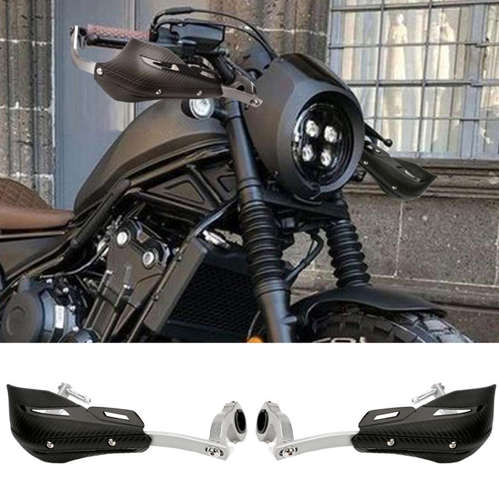 2 Pieces Motorcycle Hand Guards Handle Protector Accessories Modification Parts for Trail Riding Raining Weather Long Touring