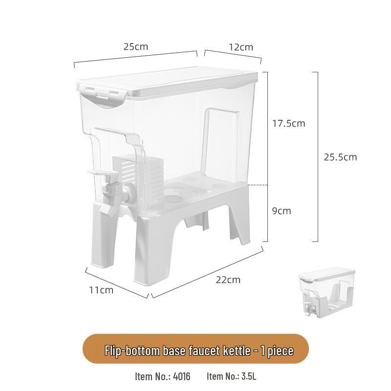

Large Capacity Cold Water Kettle with Faucet for Fruit Tea, Juice, and Beverages