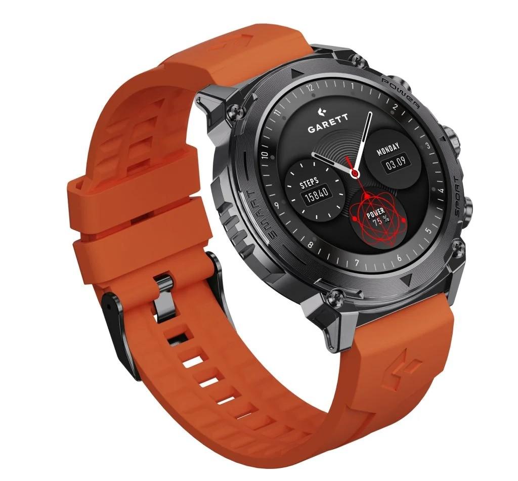 SMARTWATCH GARETT ATOM BLACK STEEL