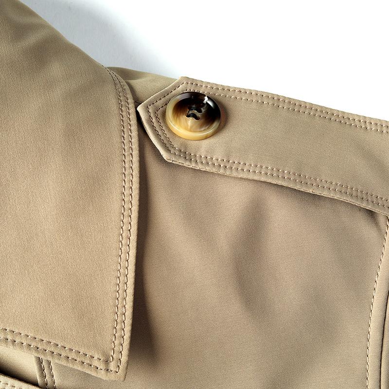 Spring Autumn Men Trench Coats Superior Quality Buttons Male Fashion Outerwear Jackets Windbreaker Plus Size 5XL