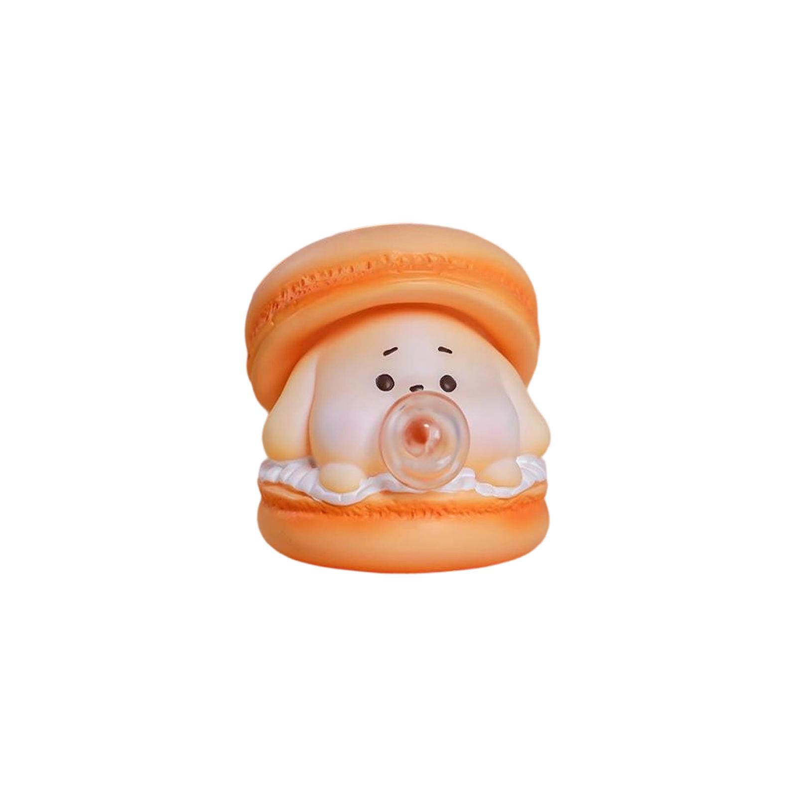 

Сквиш-пищалка Le Macaron Подвеска Милый Креативный Виниловый Подарок Ручной Работы Мультяшная Забавная Игрушка для Снятия Стресса шафрановый