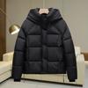New Winter Hooded Cotton Jacket Short Versatile and Loose Korean Version Women's Cotton Jacket Slim Cotton Jacket