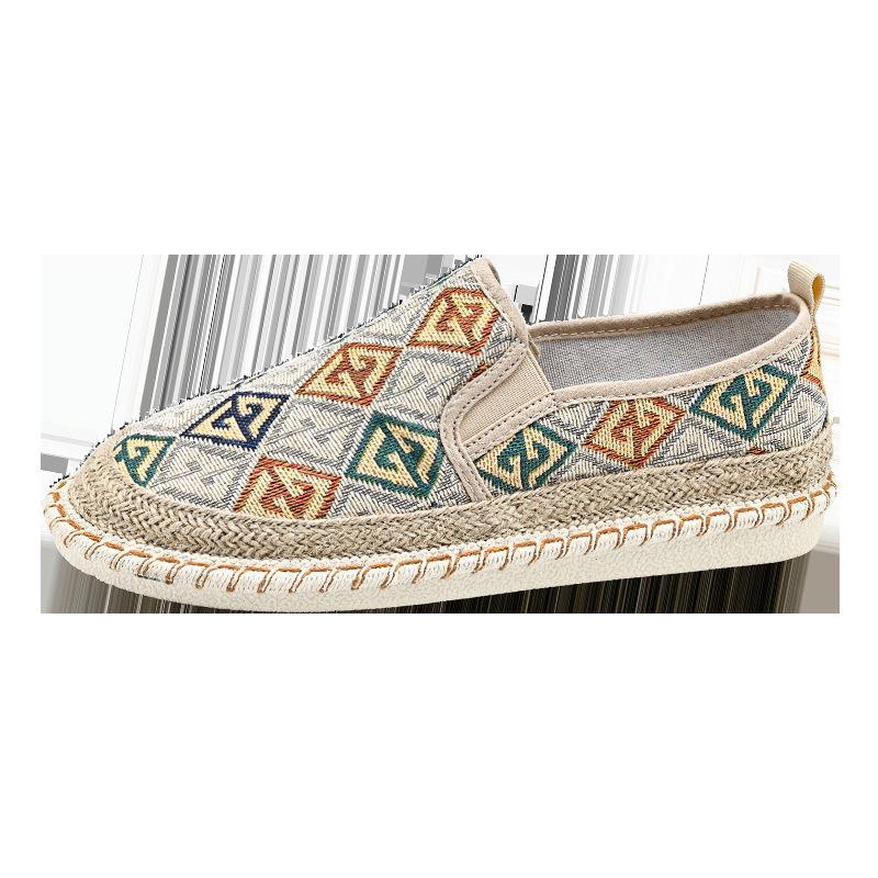 Παλιά υφασμάτινα παπούτσια Πεκίνου ανδρικά 2024 νέα καλοκαιρινά αναπνεύσιμα τεμπέλικα casual ανδρικά μοντέρνα ευέλικτα καμβά παπούτσια