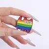 Rainbow Cat Enamel Pins Custom LGBT Pride Flag Brooches Lapel Badges Clothes Animal Jewelry Gift for Friends