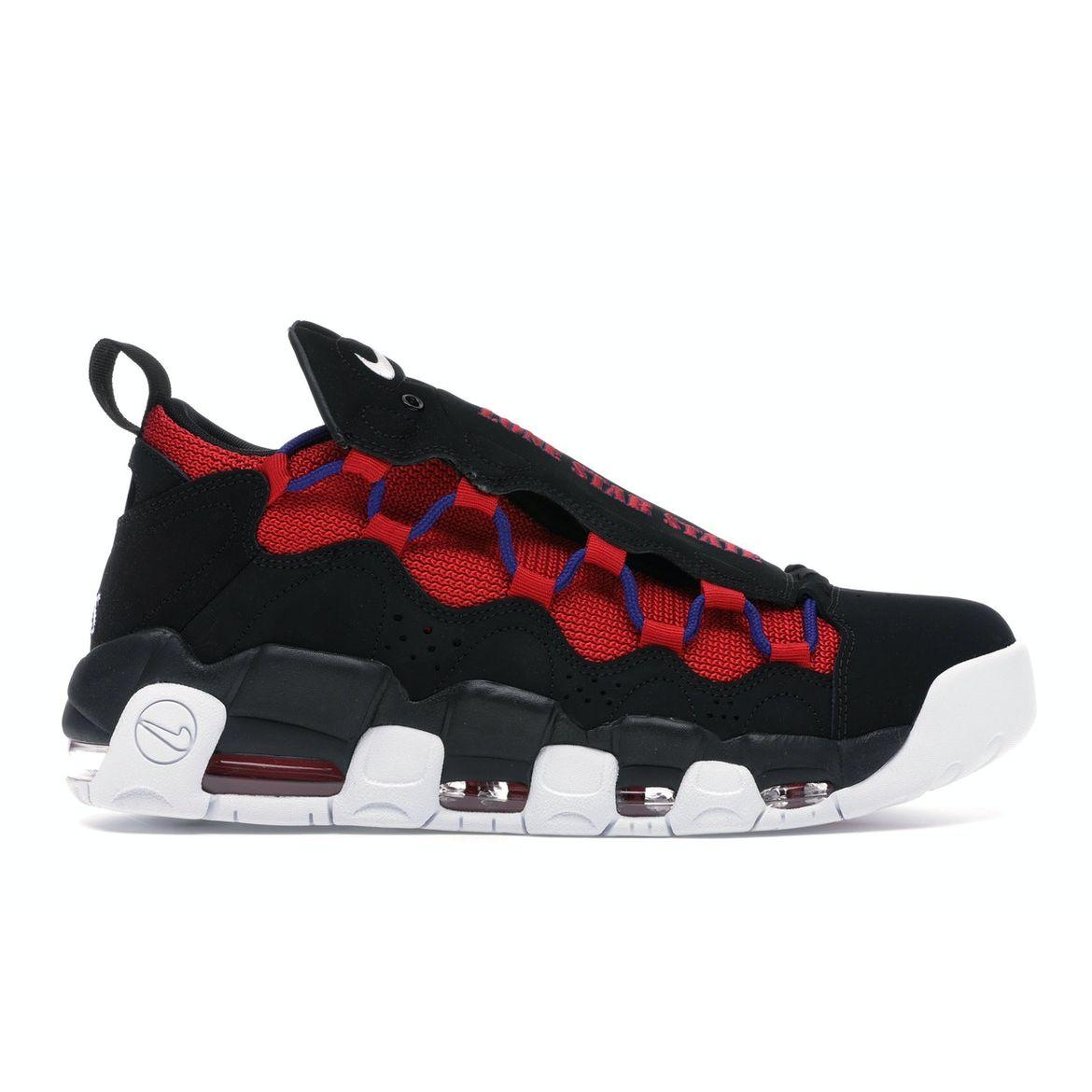 

Мужские кроссовки Nike Air More Money Lone Star State красный черный белый-красный университетский BV2521-001