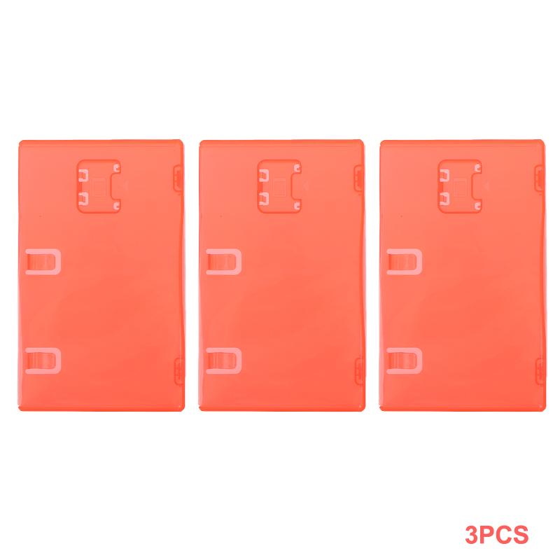 1/3/5Pcs For Switch 2 Game Card Case - Transparent Red Cartridge Holder For Switch 2 Games Storage